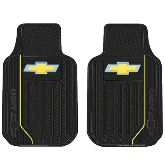 Plasticolor 001727R04 Red R Racing Series 1 Universal Fit Car Truck SUV Front Floor Mats Pair 